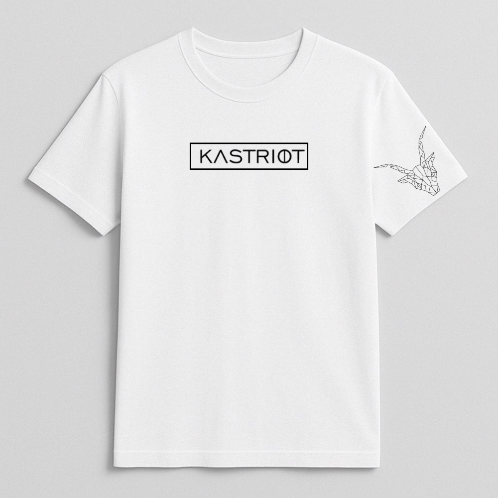 Kastriot White Classic Cotton T-shirt
