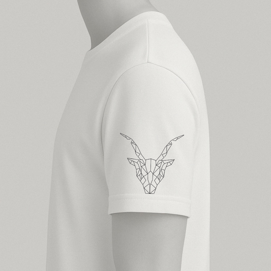 Kastriot White Classic Cotton T-shirt
