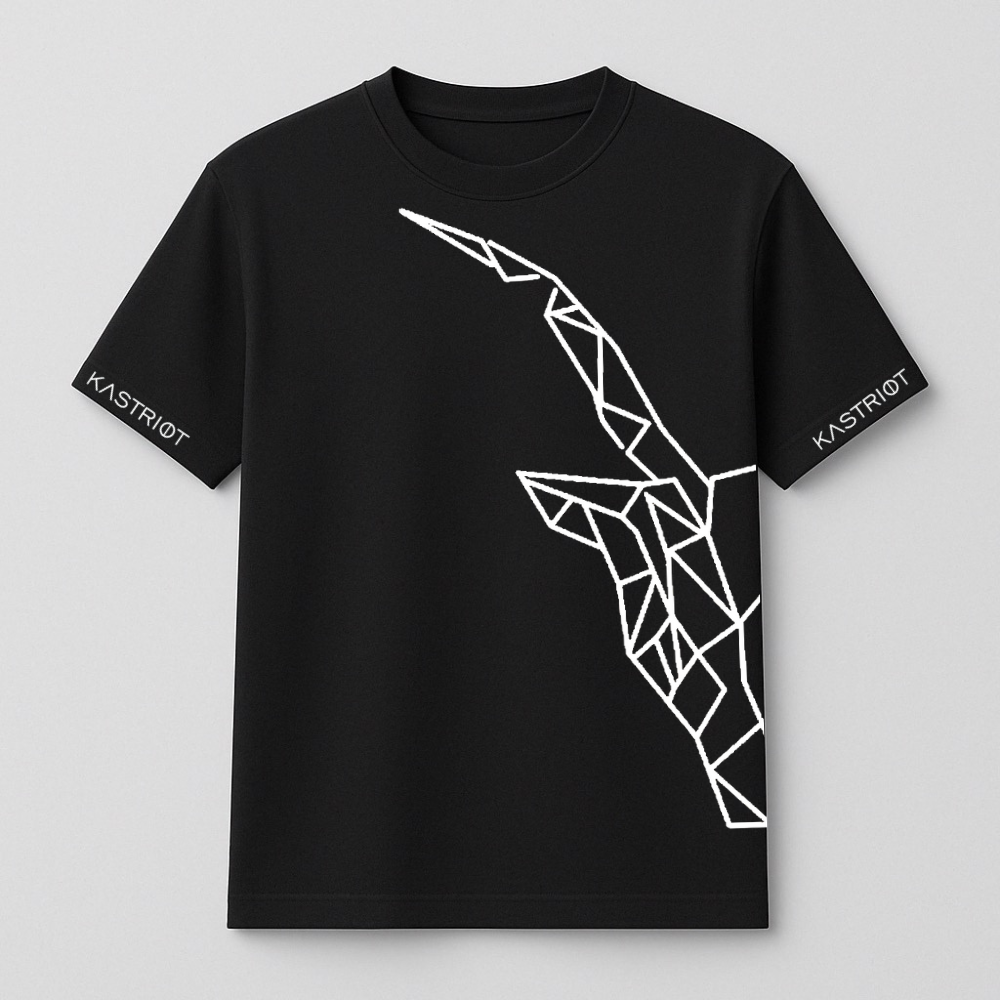 Kastriot Signature Black Cotton Shirt
