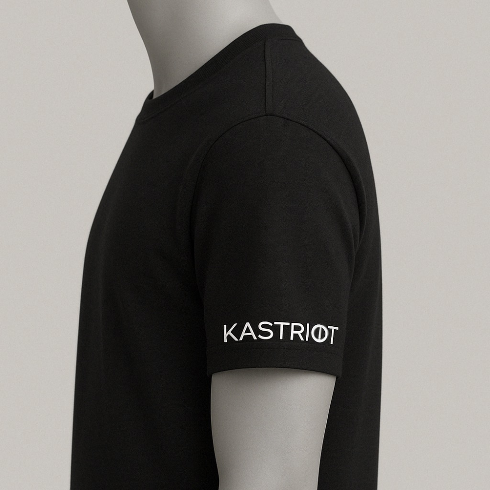 Kastriot Signature Black Cotton Shirt