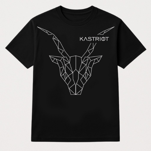 Kastriot Black Cotton Emblem T-shirt